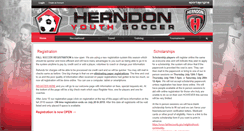 Desktop Screenshot of herndonyouthsoccer.org